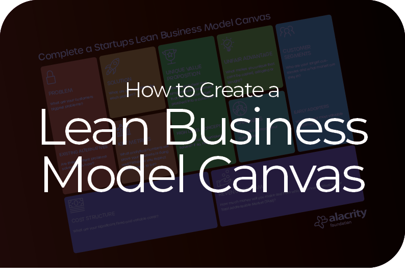 lean business model canvas